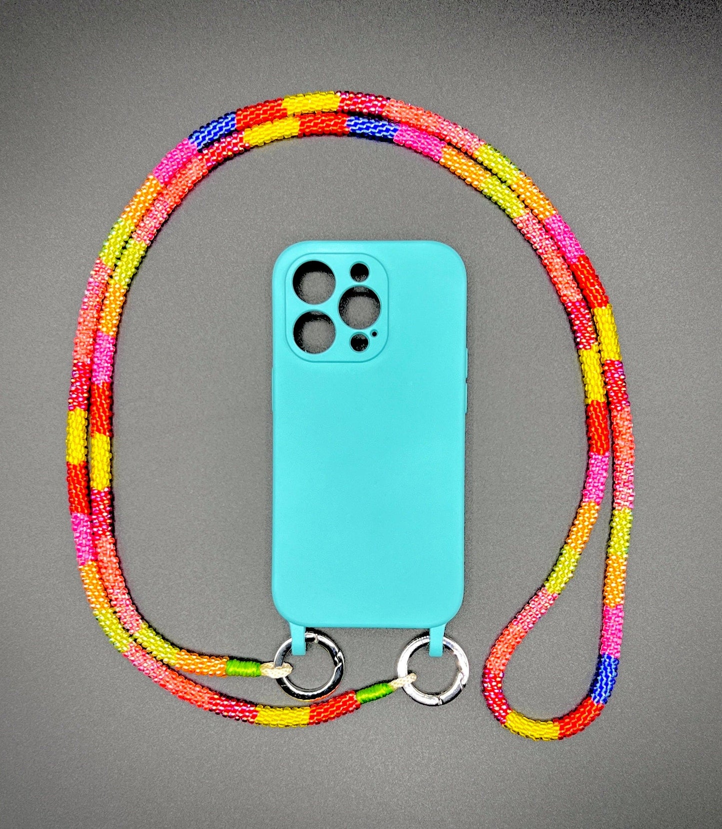 Handykette Coral-Regenbogen