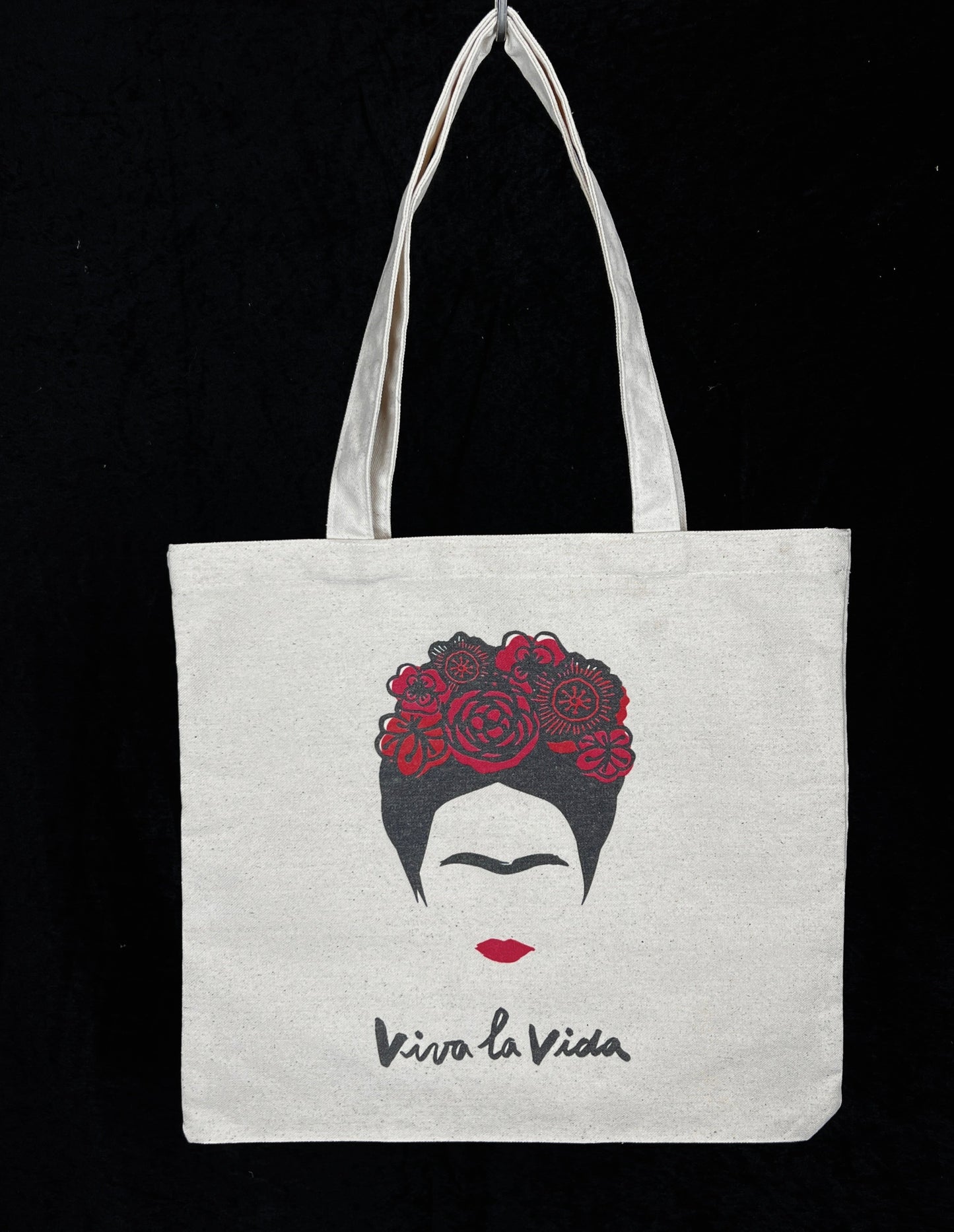 Sustainable cotton bag in Frida Kahlo style