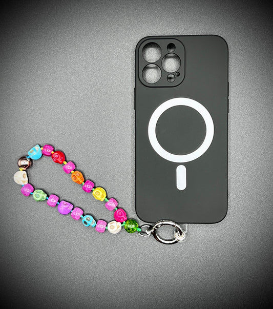 Mobile phone chain, short key ring ¨Viva Mexico¨