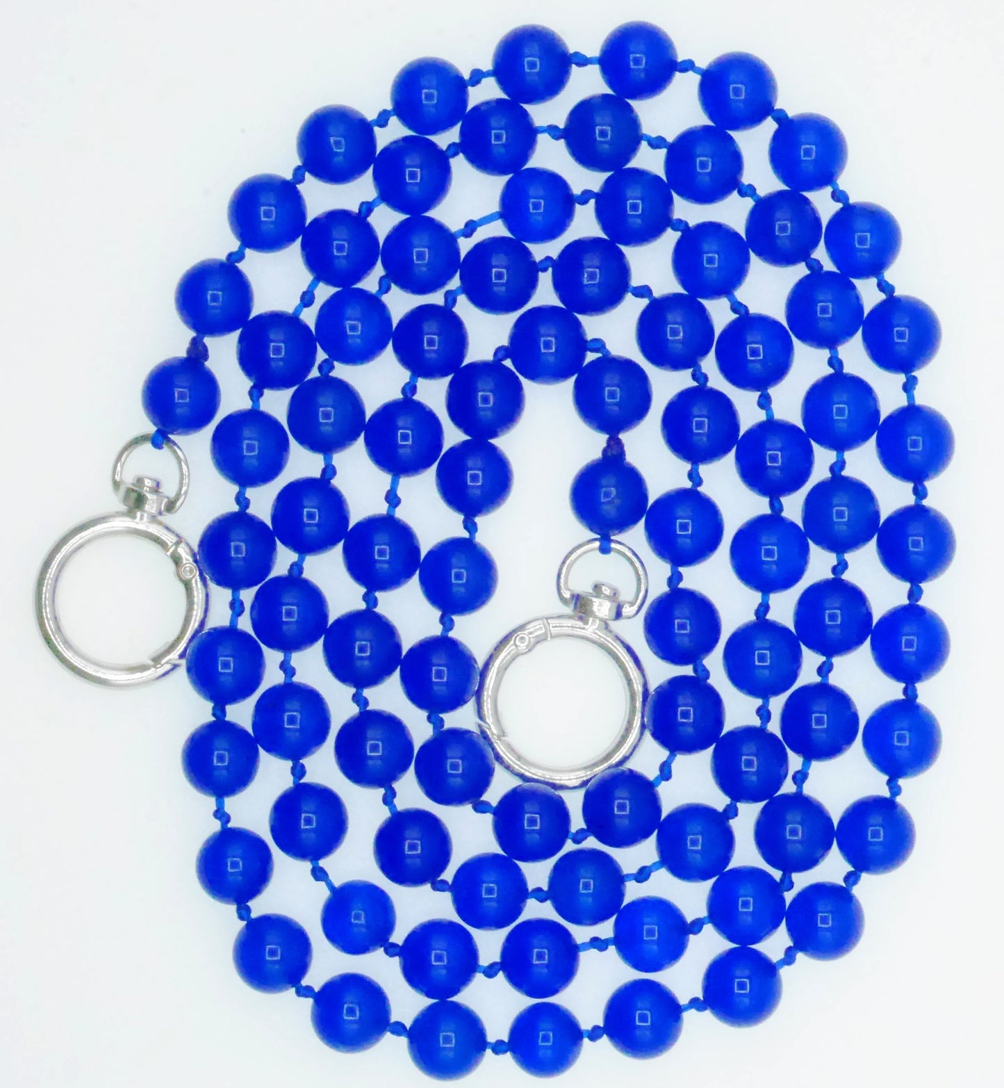 Mobile phone chain ¨Chalcedony blue¨