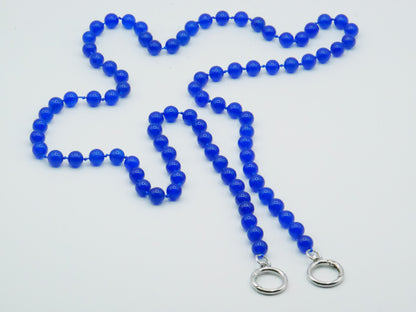 Mobile phone chain ¨Chalcedony blue¨